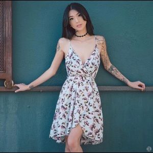 XIX Palms Wrap Dress